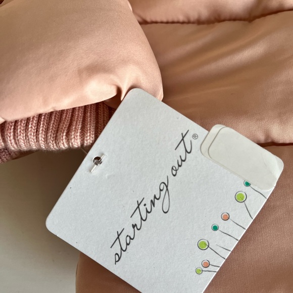 🆕 Baby Girls 12-24 Months Removable Faux Fur Hood Quilted Puffer Coat - Picture 4 of 5